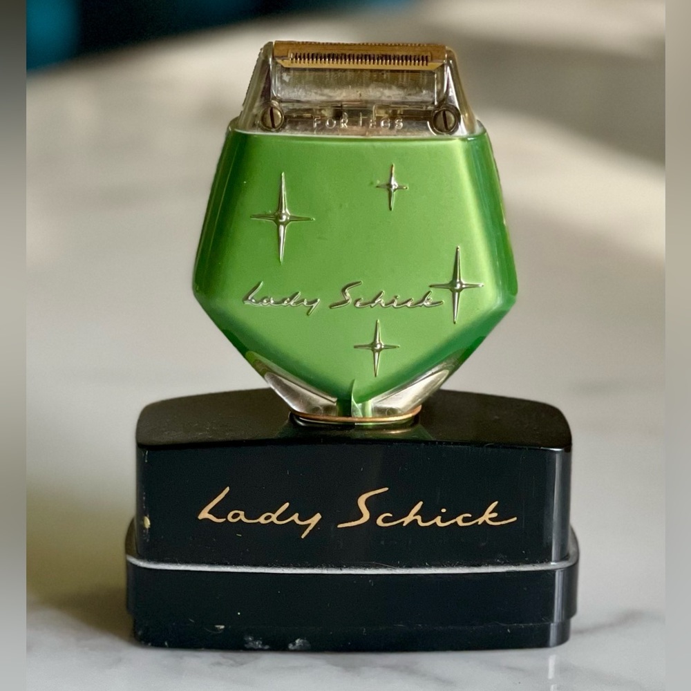 Vintage Lady Schick Green Electric Razor